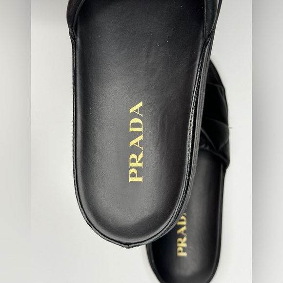 Prada slipper sandals in quilted leather size 40 - Picture 8 of 11